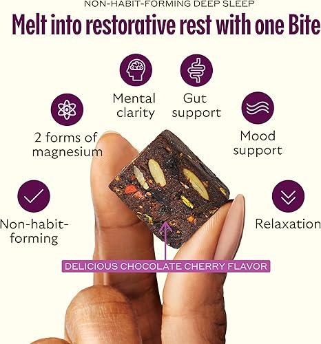 Miniatura 2 de GEM Ayuda para Dormir, Mordedura Nocturna, Paquete de 7, Sin Melatonina, L-Teanina, Magnesio, Extracto de Raíz de Valeriana  Vegano y Sin Gluten