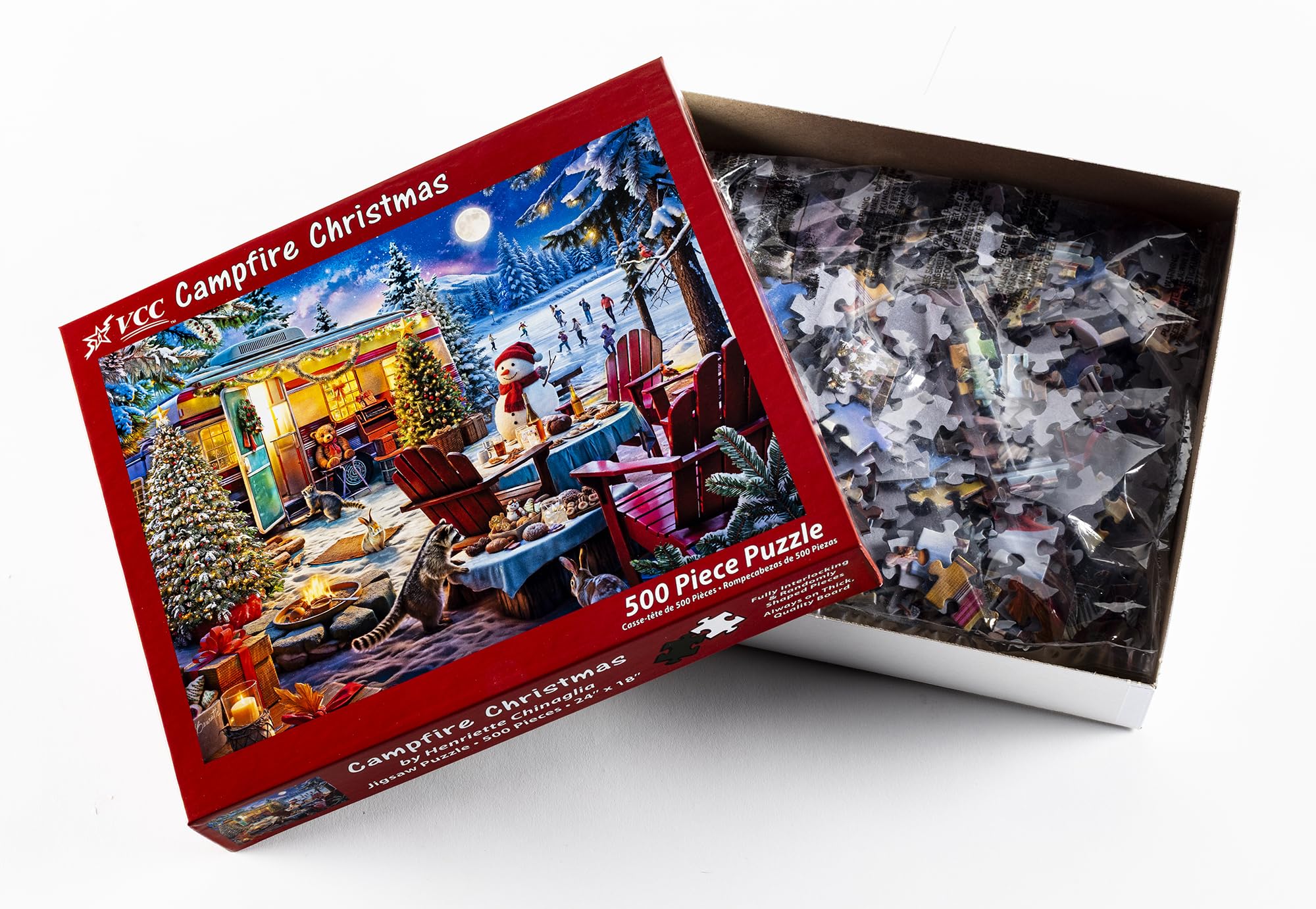 Amazon.com: Campfire Christmas Jigsaw Puzzles 500 Pieces - 500