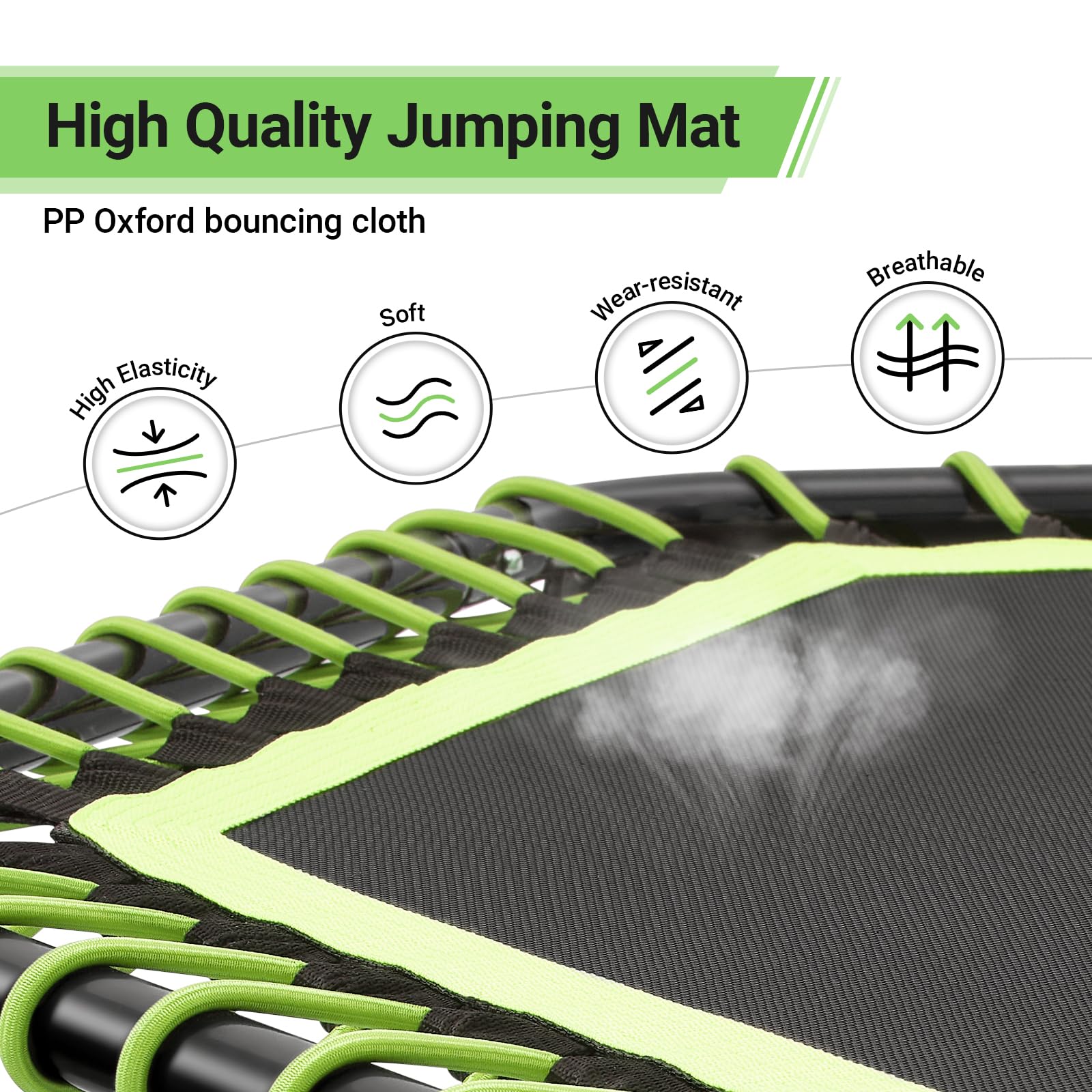 Trampoline Perte Poids Intérieur Extérieur Rebounder Trampoline Pour Adultes 101,6 Cm/121,9 Cm Mini Mini Elastique