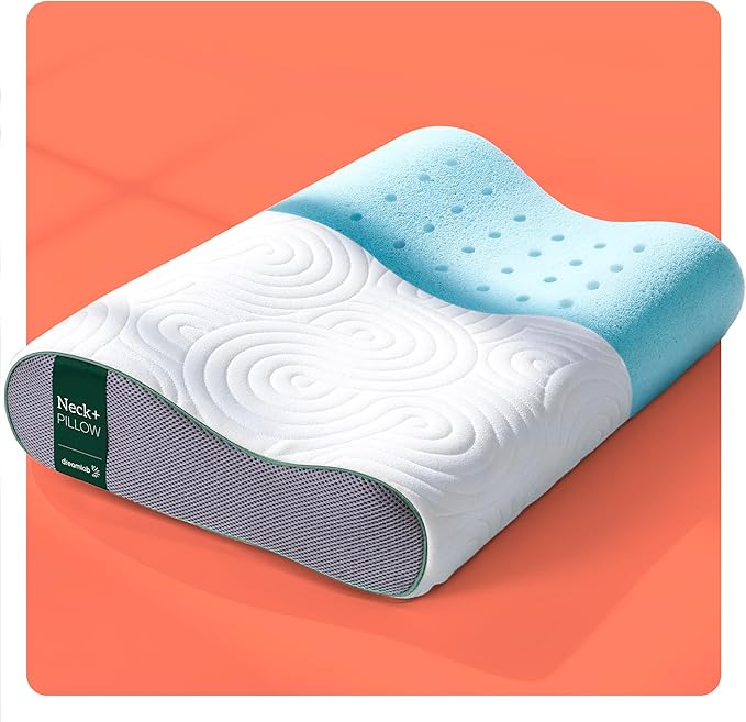 Dreamlab Almohada Snow Neck+ 2 Pack | Almohada Cervical de Tela Fría al Tacto y Memory Foam con Gel | Hipoalergénica, Ergonómica y Certificaciones | 2 Piezas Tamaño Estándar XL (61cm x 41cm) : Amazon.com.mx: Hogar y Cocina