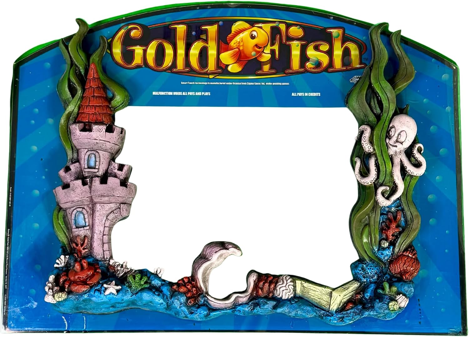 Gold Fish 3D Slot Retro Acrylic
