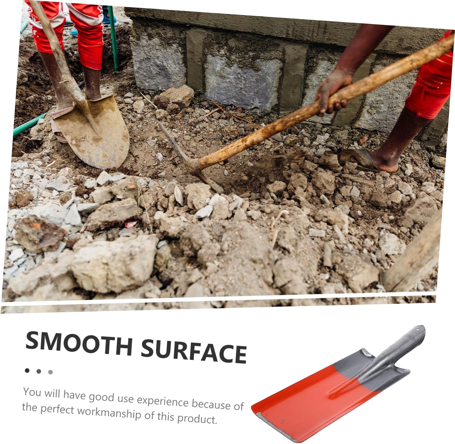 Kisangel Practical Outdoor Shovel Garden Shovel Tool for Soil Coal Rubbish Gardening Supplies