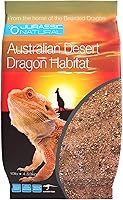 JurassicNatural Australian Desert Dragon Substrate for Bearded Dragons - Natural Red Habitat Bedding, 10lb
