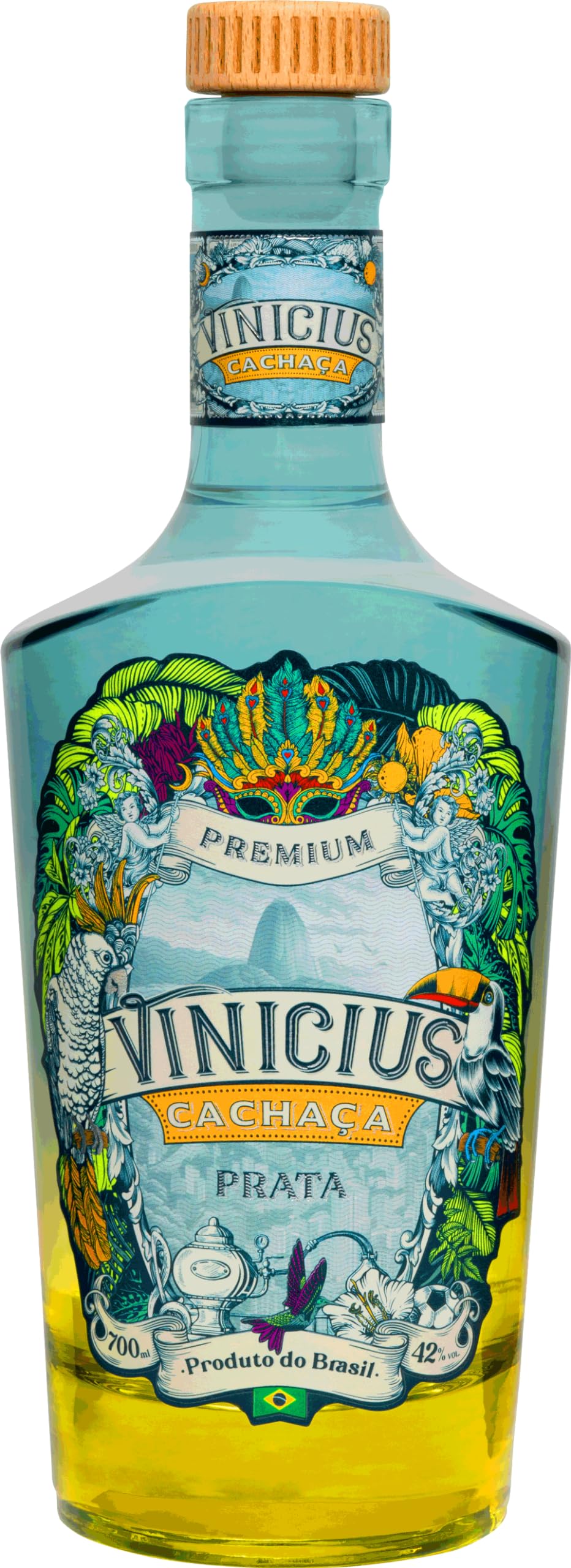 VINICIUS CACHAÇA PREMIUM DO BRAZIL 70CL 42%