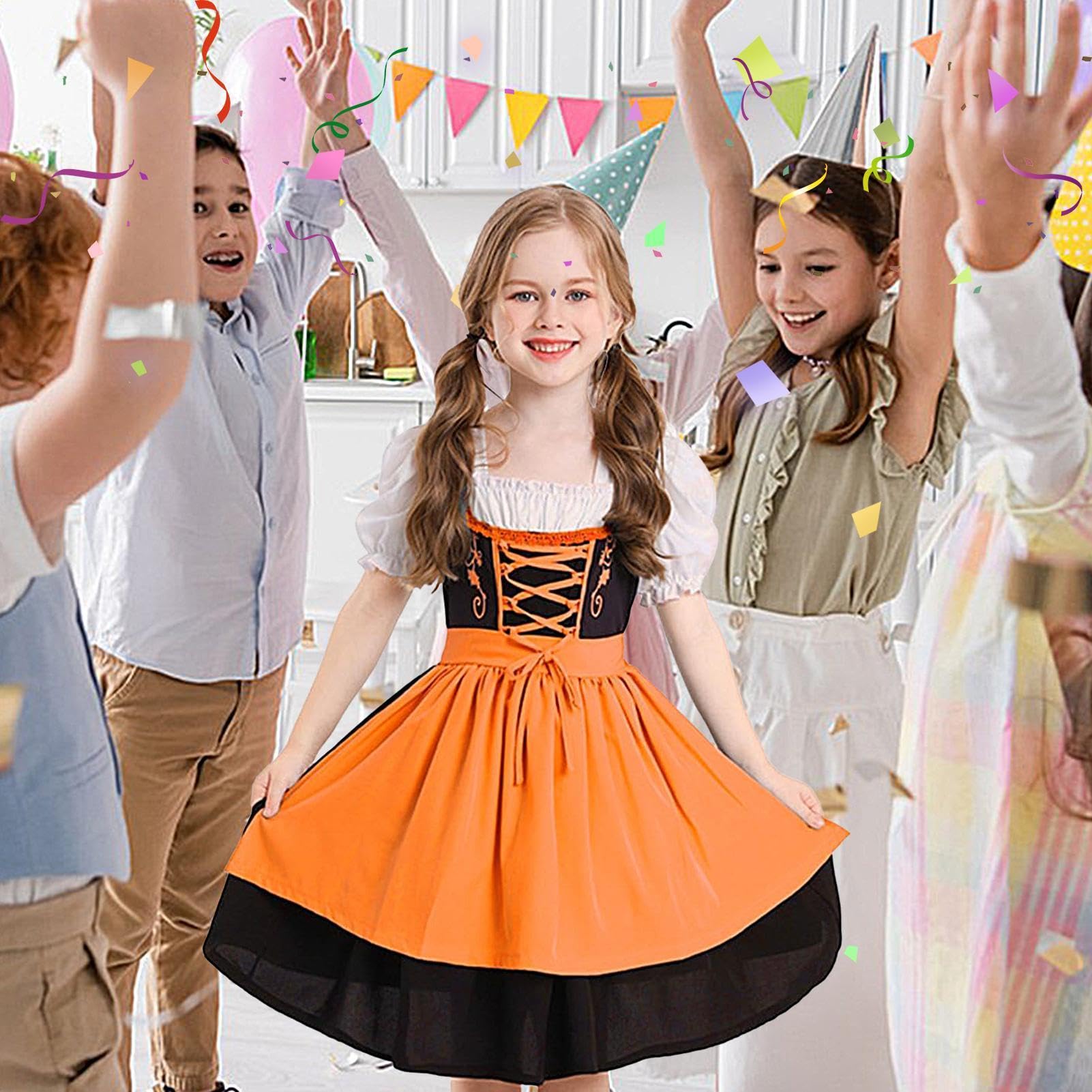 Sukienka Oktoberfest Vintage Cosplay Sukienki Stroje | Strój Festiwalu Piwa Do Codziennego Noszenia, Cosplayu, Pracy, Imprez, Podróży, Występów