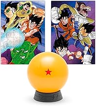 Dragon Ball Z Collectible Dragon Balls Puzzle (1/7) - 2 Goku in 1 Puzzle: 98 Pieces (18x26cm) | Dragon Ball Figures - Dragon Ball Gifts : Dragon Ball Manga - Radar Dragon Balls