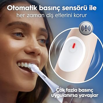 Oral-B iO2 Pembe Şarjlı/Elektrikli Diş Fırçası, 1 Fırça Başlığı, Tek Şarjda 4 Haftaya Varan Kullanım