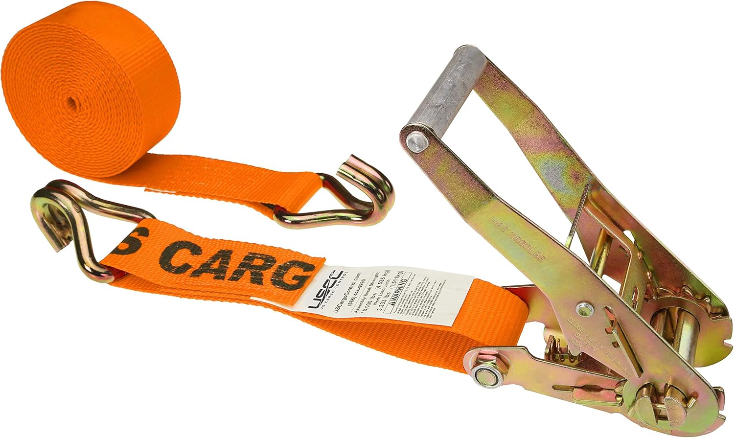 US Cargo Control Ratchet Straps 2 Inch x 24 Foot Ratchet
