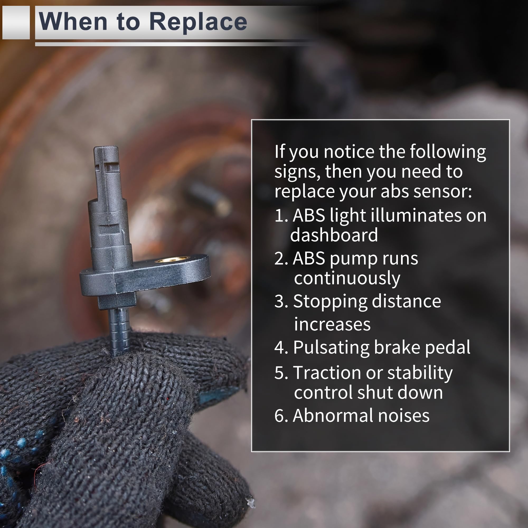 ABS Speed Wheel Sensor For Honda Civic 2006-2011 Sedan Coupe Left Right - View #7