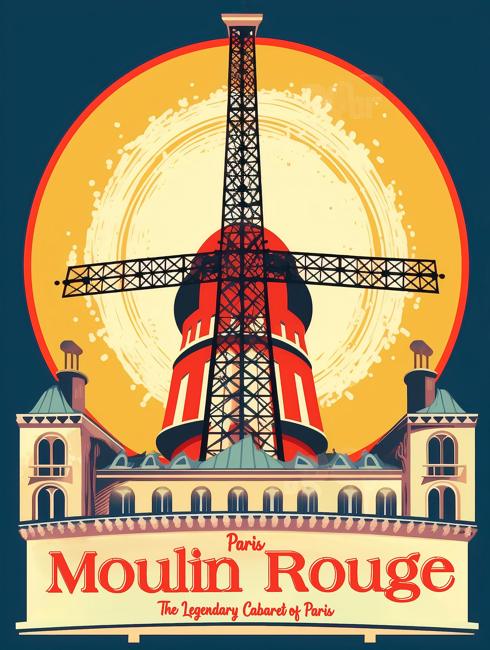 France, Moulin Rouge | Poster | Wall Art | Home Decor |