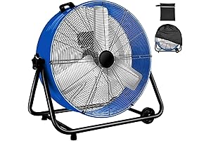 Industrial Outdoor Drum Fan, Heavy Duty 24 Inch