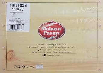Malatya Pazarı Güllü Lokum 1 Kg