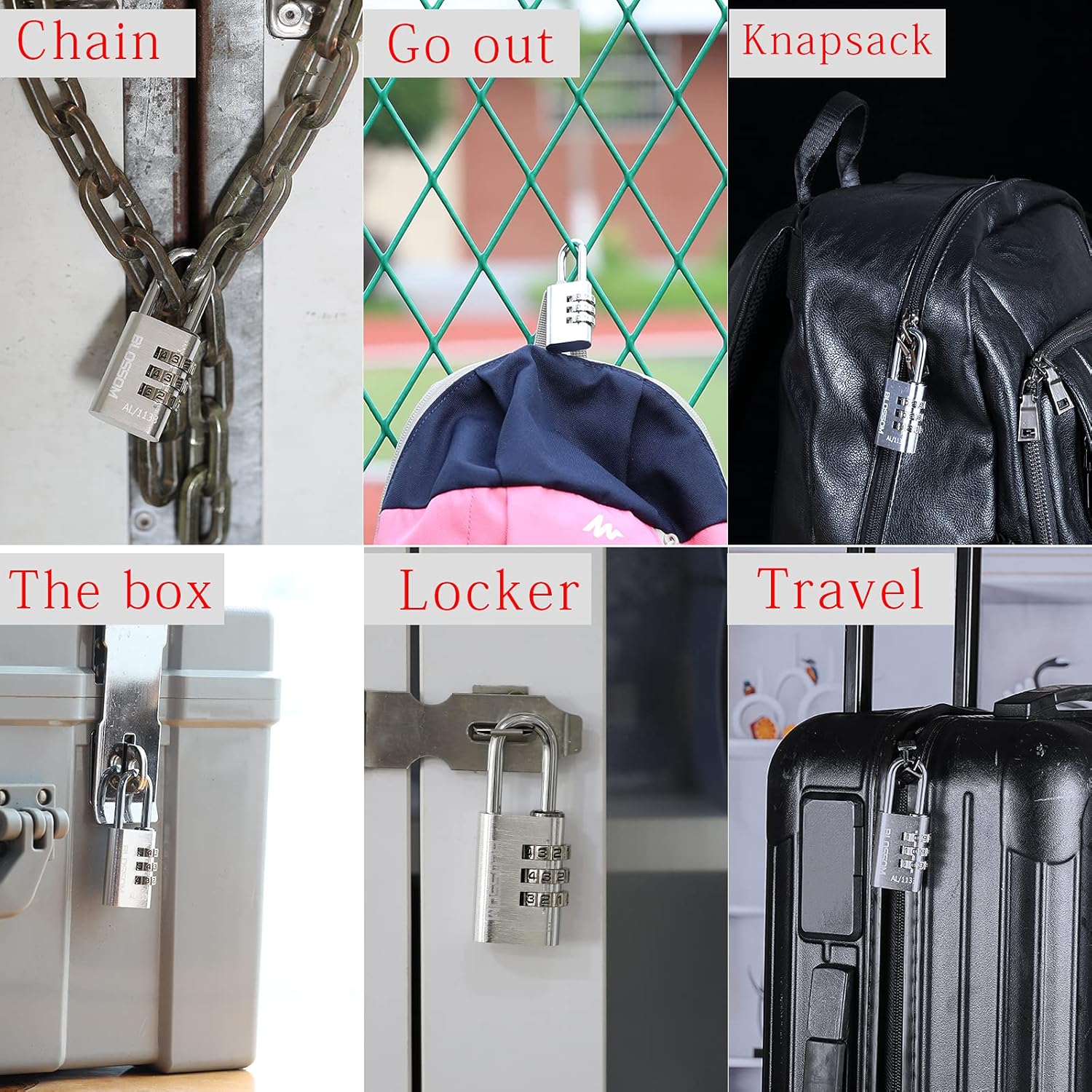 Gеt Chеар Prісе BLOSSOM Combination Padlock Keyless Hardened Shackle Resettable 3 Digit Outdoor Solid Aluminum Locker Locks, for School Gym Locker, Backpacks, Baggage, Suitcases Gеt Sресіаl Prісе BLOSSOM Combination Padlock Keyless Hardened Shackle Resettable 3 Digit Outdoor Solid Aluminum Locker Locks, for School Gym Locker, Backpacks, Baggage, Suitcases