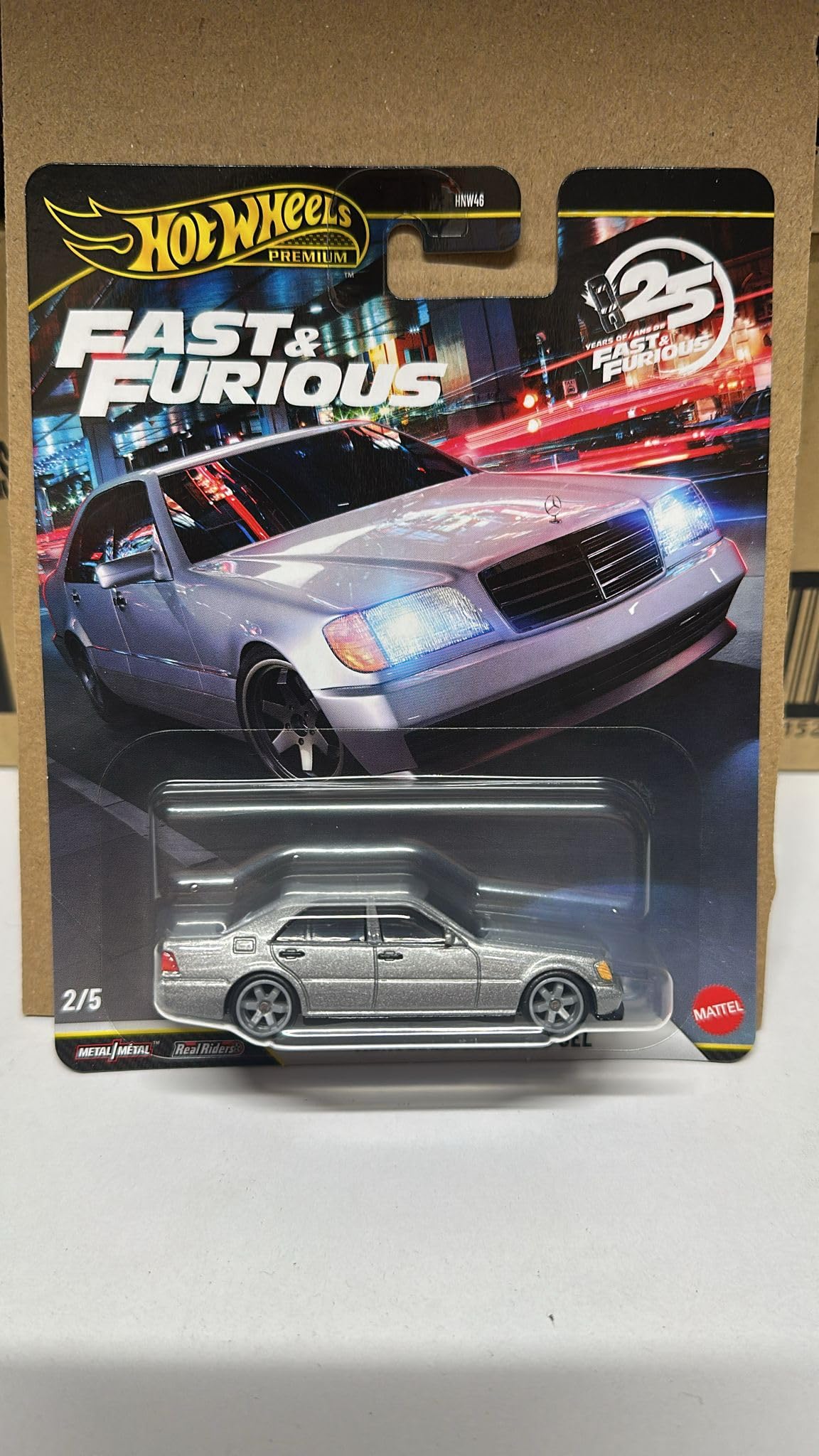 HOT WHEELS Premium Fast and Furious 25. Yıl Özel Koleksiyon Araba Seti, 5'li Paket, 3+ Yaş, Model HNW46 979N