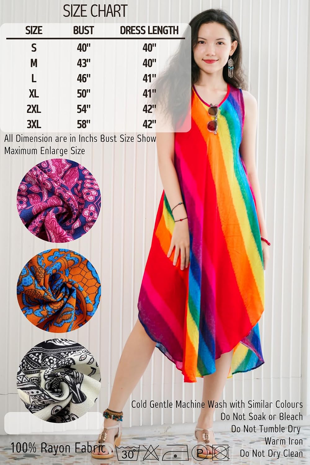 Your Cozy Women's Summer Dresses Elegant Midi Sleeveless Tank Beach Sun Dress for Casual and Formal Occasions