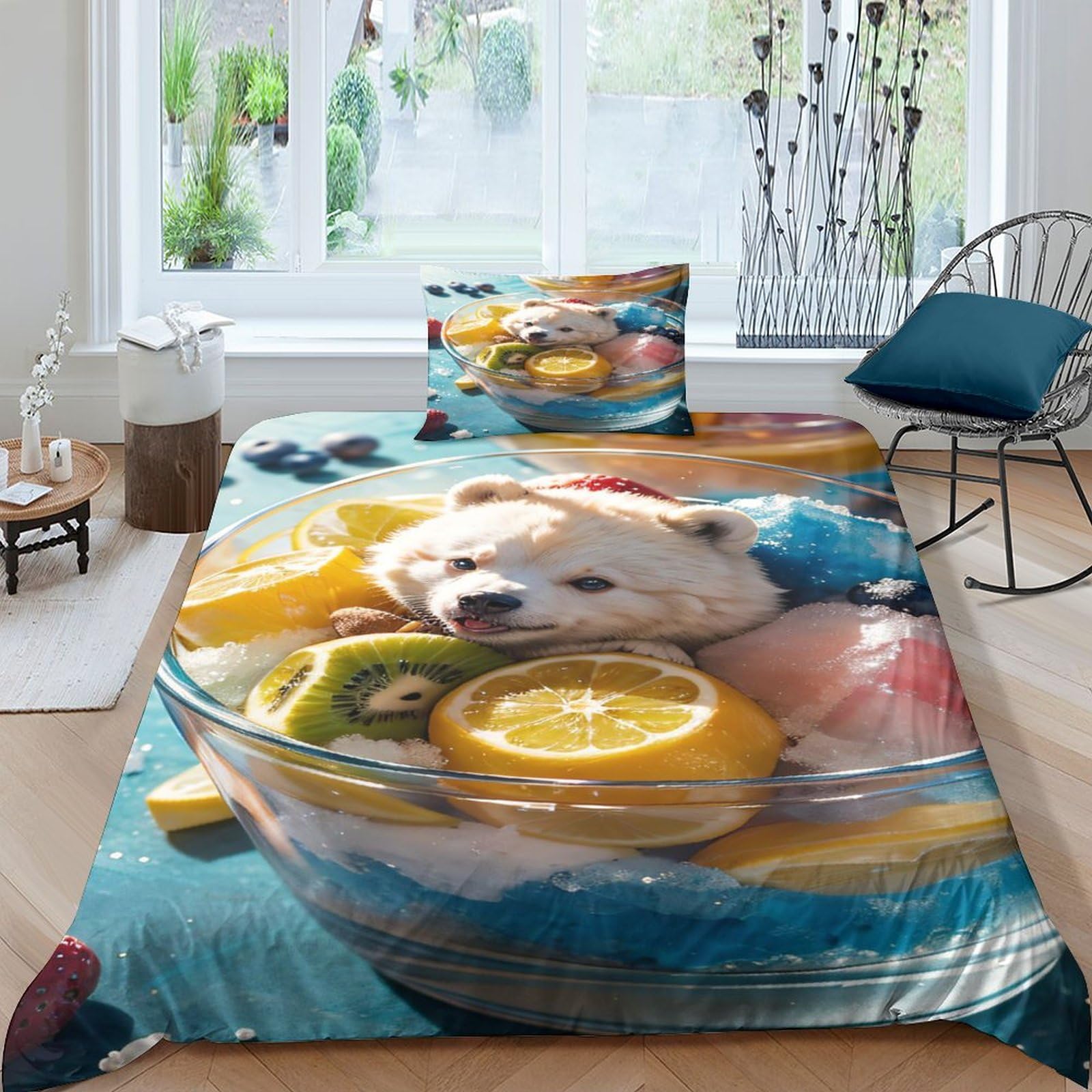 Ensemble de housse de couette pour garçons 135x200cm cadeau utile pour lit de grand