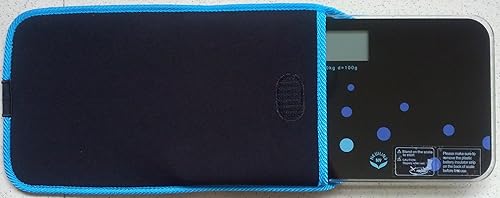 Miniatura 2 de NewlineNY Trendy Wave Mini báscula de baño + funda de viaje, SBB0721M-NYTW + NY-MSS101-BBL