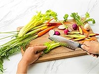 Vista 5 de GoodCook Precision Santoku Knife, 7-Inch, Black