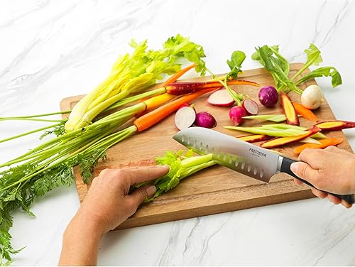 Miniatura 5 de GoodCook Cuchillo Santoku de precisión de 7"