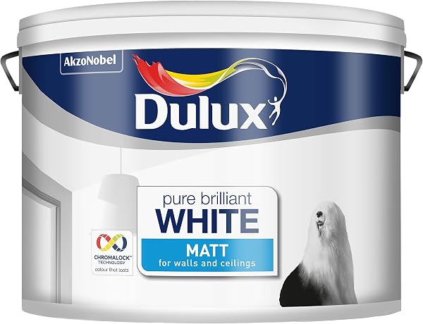 Dulux Matt Paint White 10L