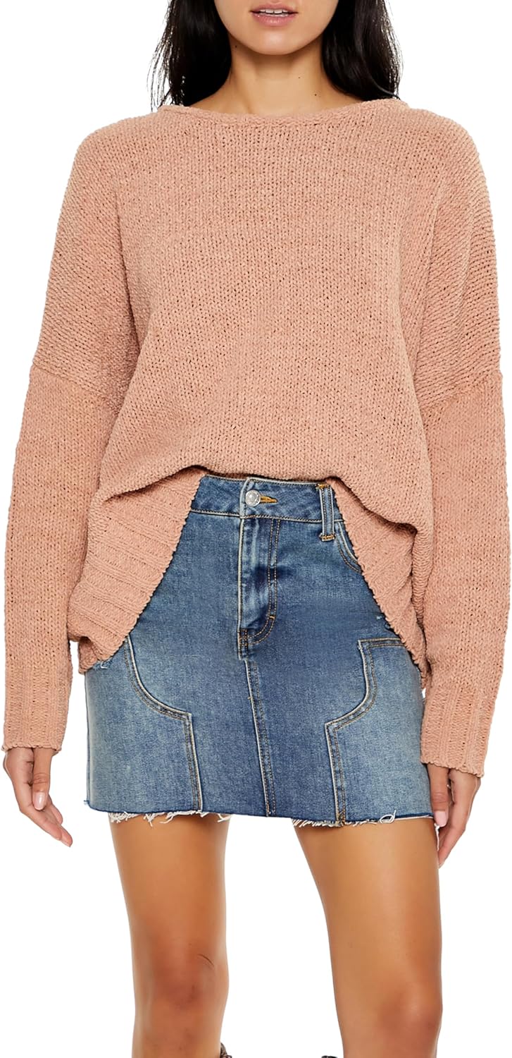 Forever 21 Womens Crossover Tie-Back Sweater