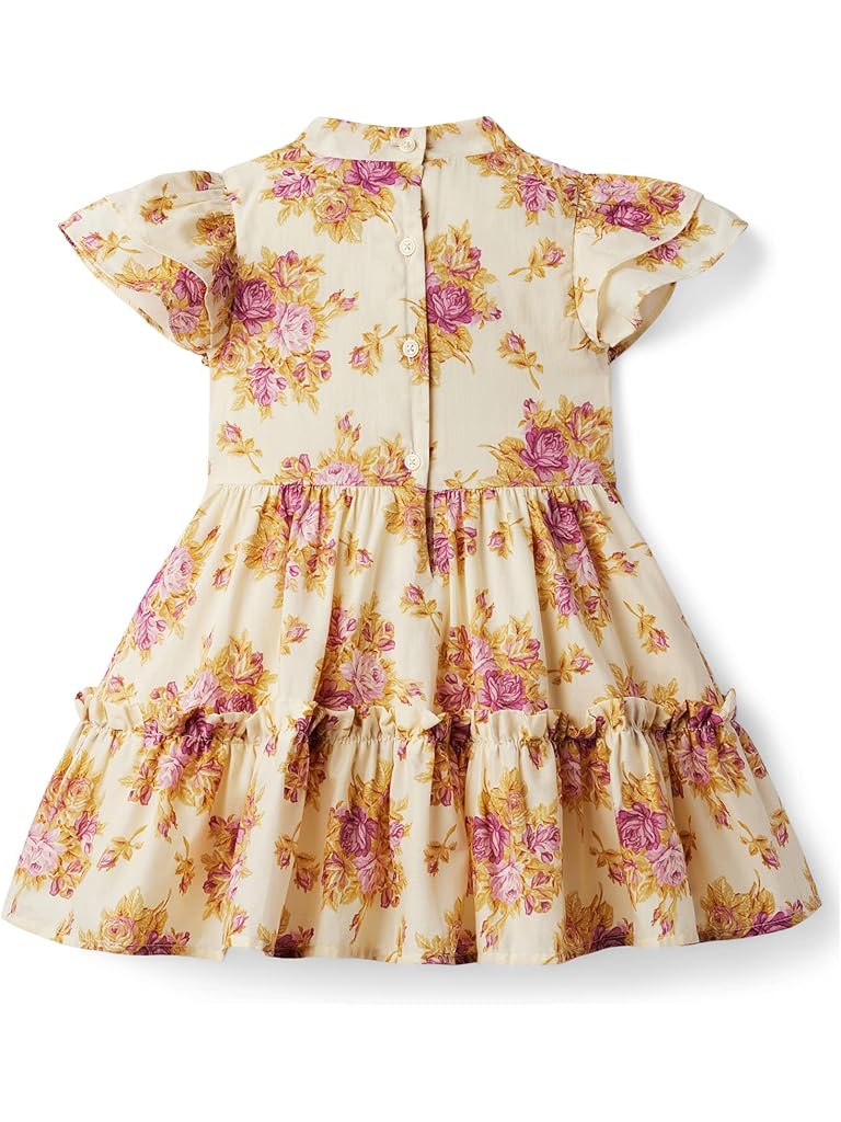 Janie and Jack Ivory Floral Dress (Toddler/Little Kids/Big Kids)