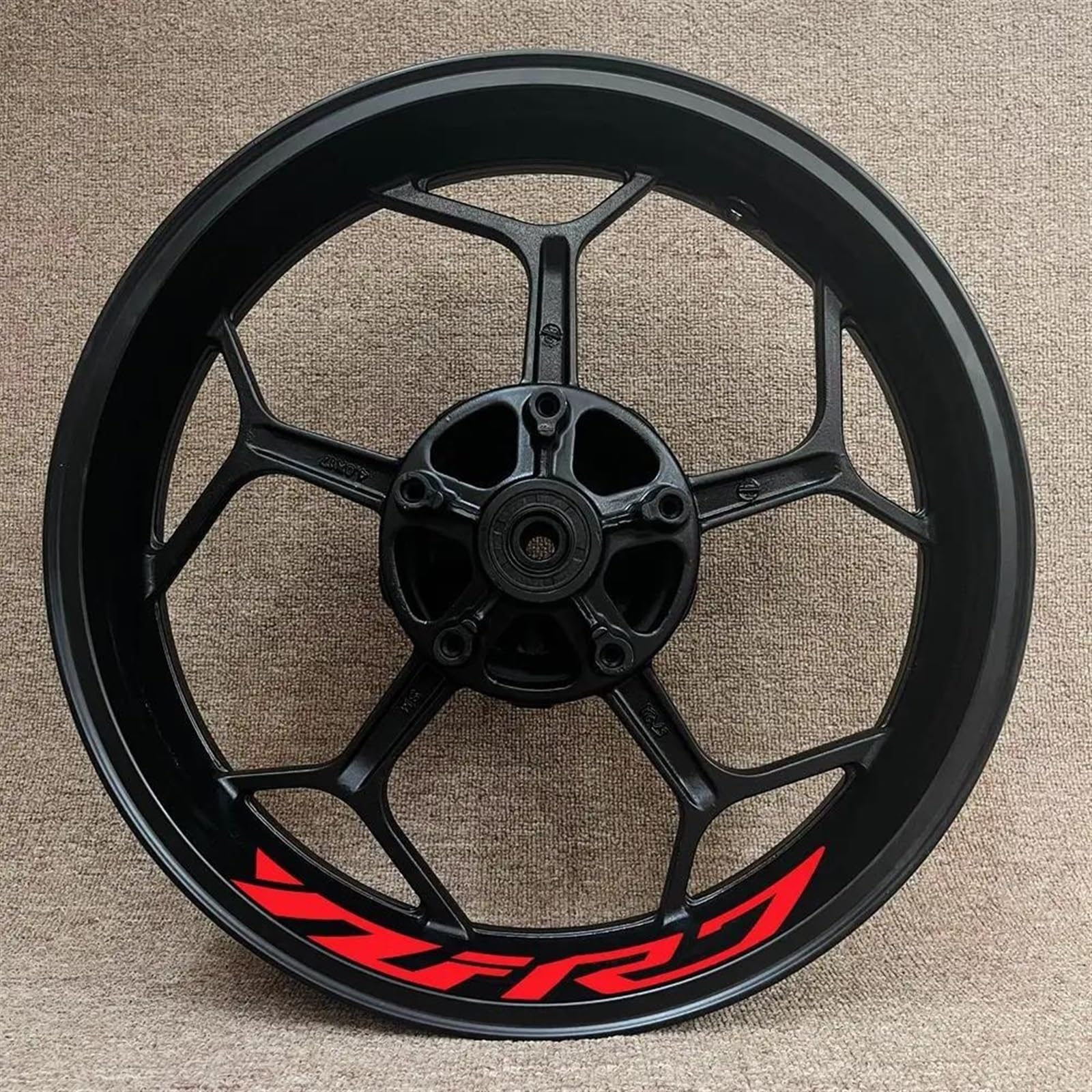 Yueyzhk Style 11 Motorcycle Wheel Sticker Racing Rim Stripe Decal Decoration Accessories For Yamaha Yzfr7 Yzf-R7(Style 11)
