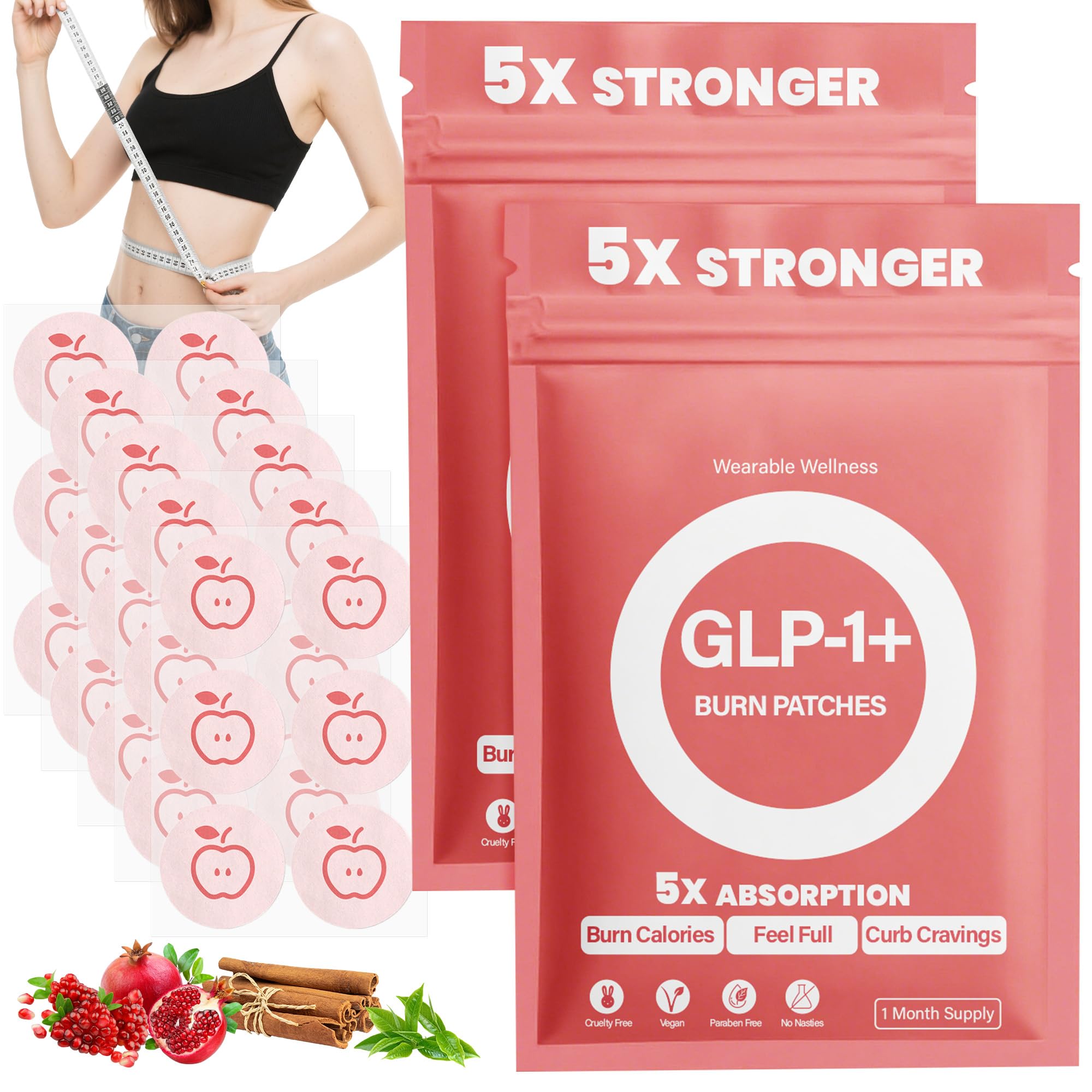 strongest glp 1 patches GLP1 Patches, Unisex GLP1 Patches, Berberine, Cinnamon, Green Tea,  Pomegranate, Natural Ingredients, 30 Patches : Amazon.ca: Health & Personal  Care