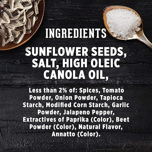 Miniatura 7 de DAVID Semillas de girasol gigantes, tostadas, picante, saladas, queso, amigable con dietas ceto, 5.25 onzas, 12 unidades