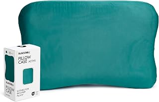 BLACKROLL® Pillow CASE Active – Wasserabweisender Kissenbezug für Recovery Pillow, robust & hygienisch, TPU-beschichtetes Nylon, für Reisen & Therapie, Teal