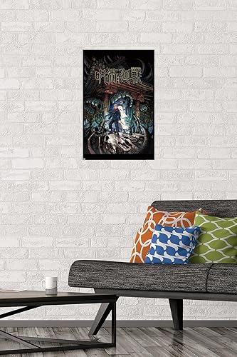 Miniatura 5 de Trends International Jujutsu Kaisen-Key Art - Póster de pared, 22.375 x 34 pulgadas, versión premium sin marco