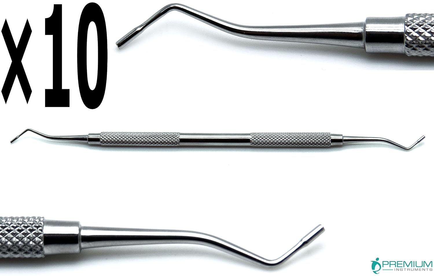 10 Pcs Dental Smooth Plugger 1.2mm/1.5mm Composite Plastic Amalgam Filling Restorative Root Canal Instruments