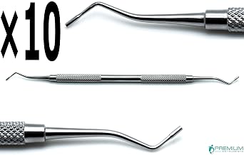 10 Pcs Dental Smooth Plugger 1.2mm/1.5mm Composite Plastic Amalgam Filling Restorative Root Canal Instruments
