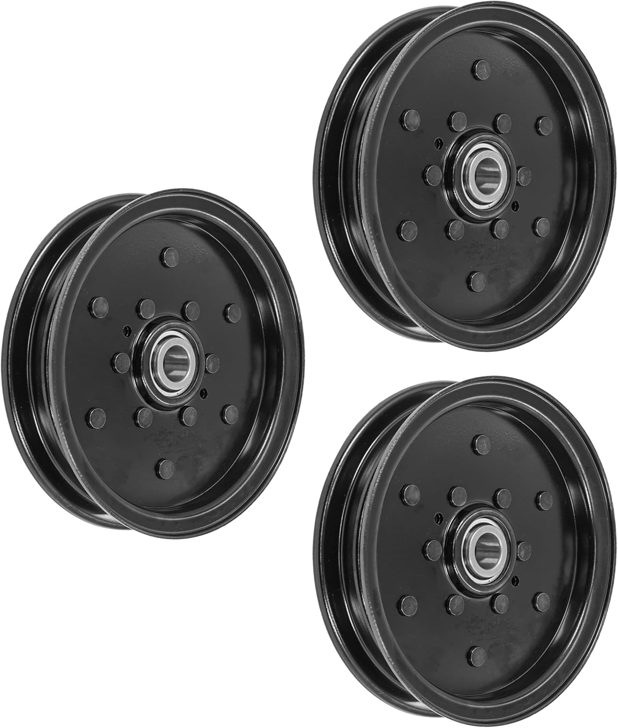 Caltric Idler Pulley Compatible with Land Pride AFM4011 AFM40133 AFM4014 AFM40168 AFM4216 808-073C x3