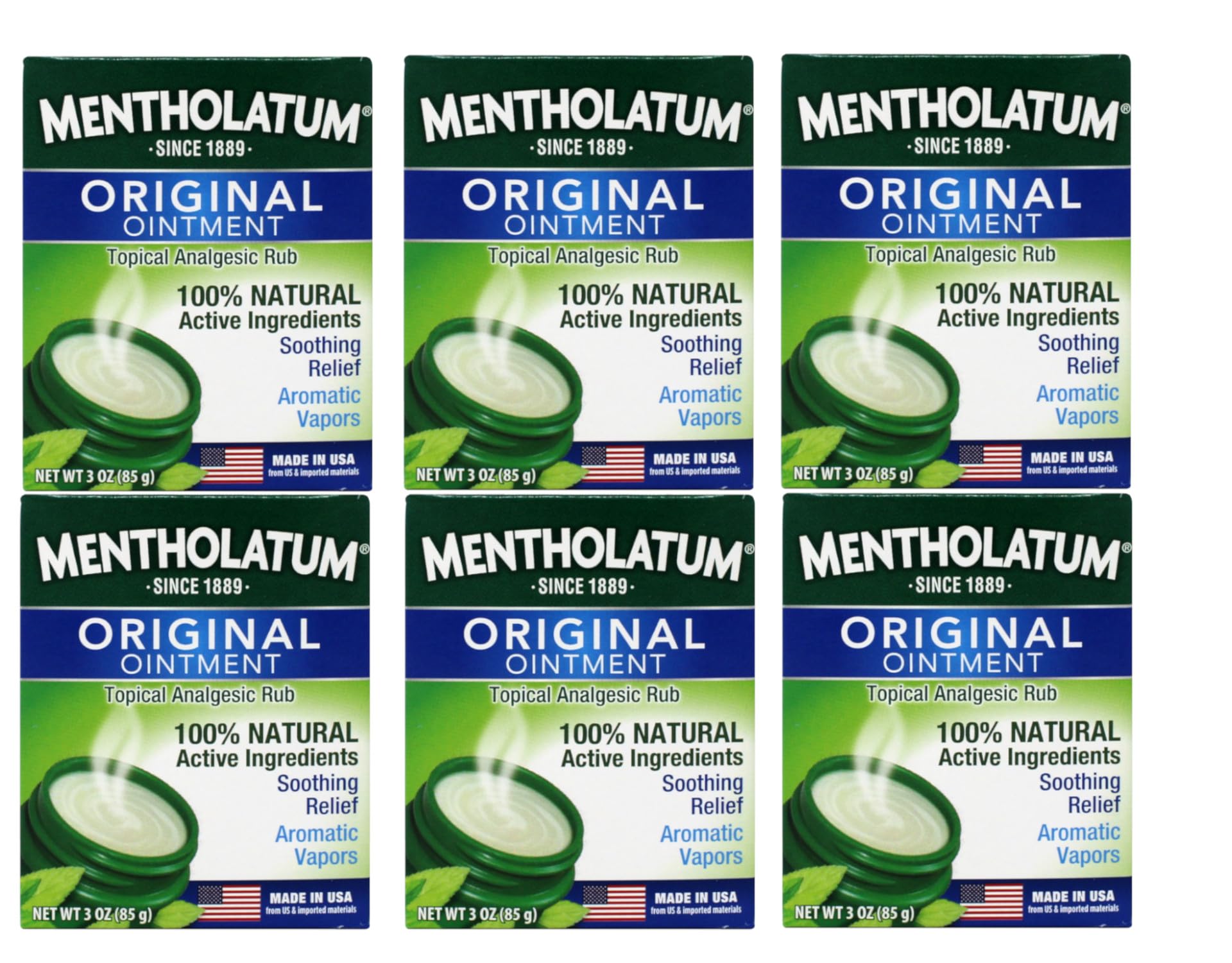 Mentholatum Ointment 3oz (Pack of 6)