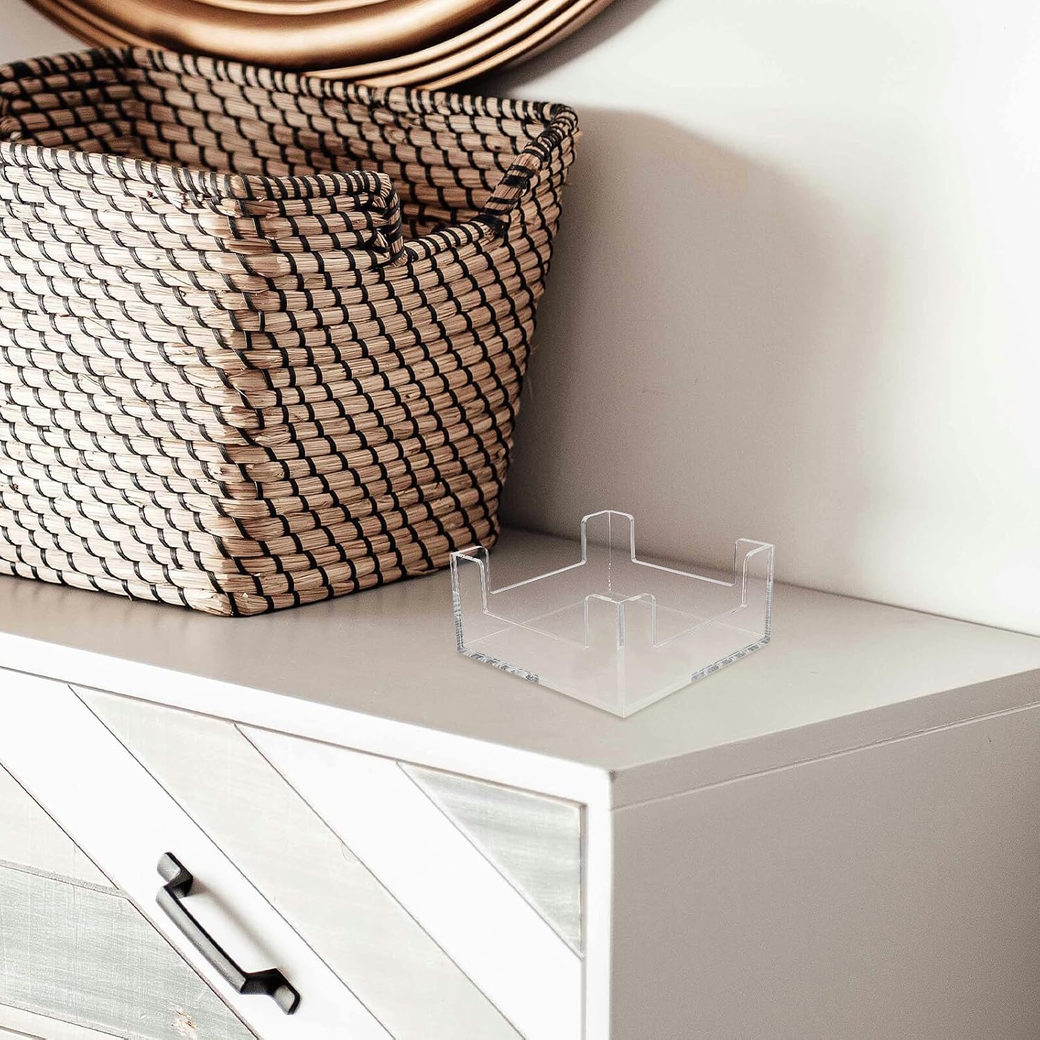 Acrylic Paper Napkin Dispenser for Tabletop Events and Office