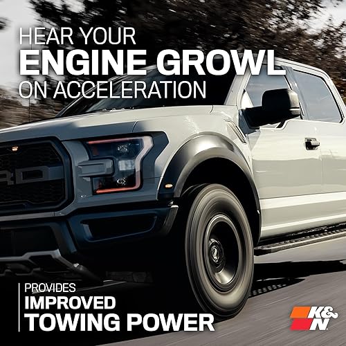 Miniatura 7 de K&N Kit de admisión de aire frío aumenta la aceleración y la potencia de remolque, garantizado para aumentar los caballos de fuerza hasta 20 HP
