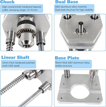 300mm Stroke Drill Press Stand,Vertical Drill Guide