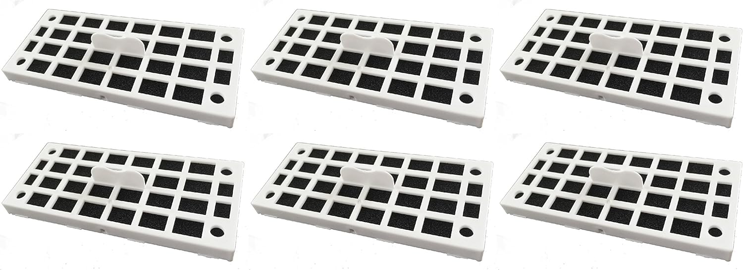 Nispira Replacement Air Deodorizer Filter Compatible with GE Cafe Series Refrigerator ODORFILTER - 6 Filters