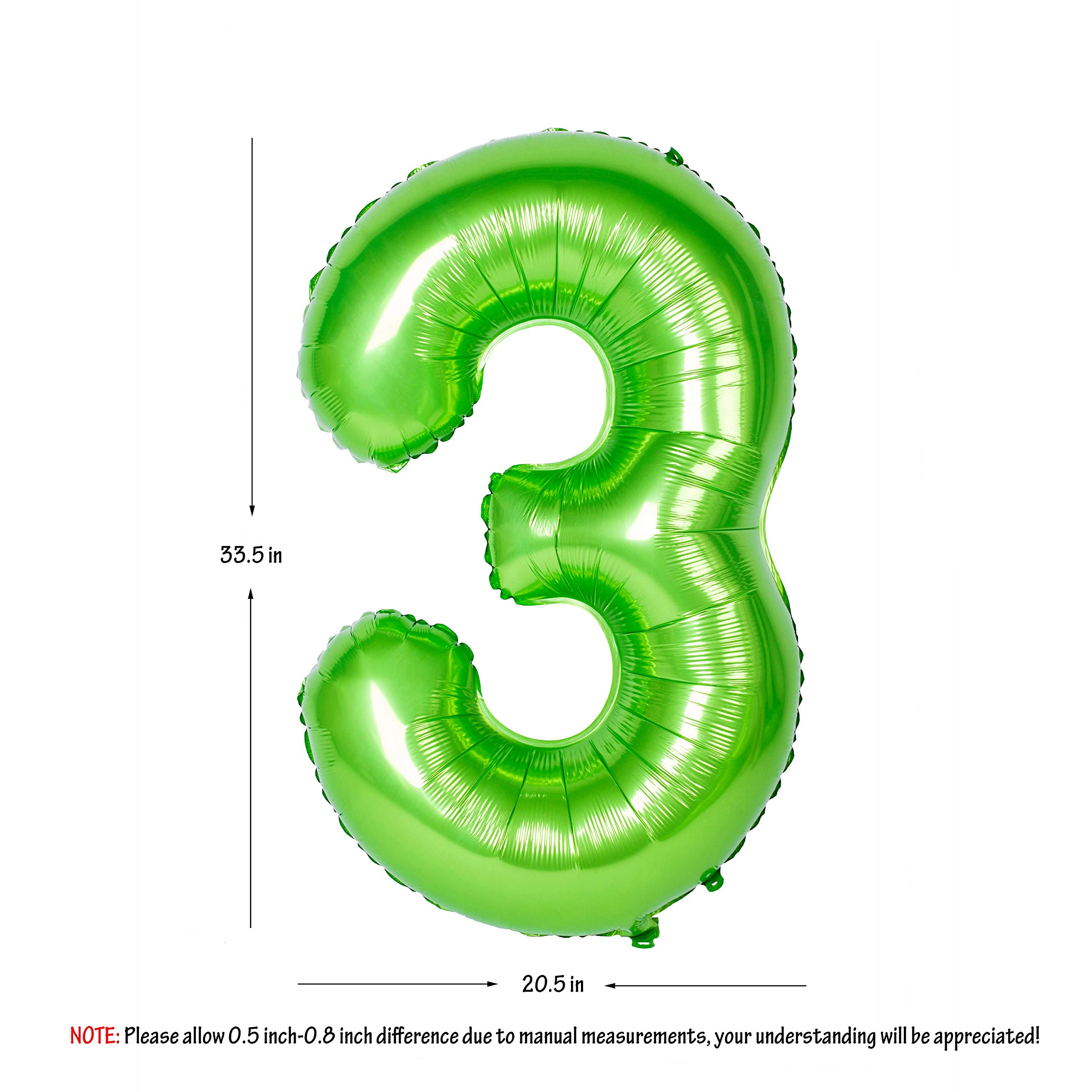 Red 0 balloon 40 Inch Giant Helium Foil Number 0 to 9 Red Balloon Birthday Wedding Party Digital Decorations (Number 0) — view 47