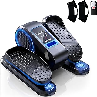 Yagud Máquina elíptica para debajo del escritorio, color azul