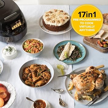 Drew&Cole CleverChef 14-in-1 Multi Cooker - Stew, Roast, Slow Cooker, Steam, Bake, Bread Maker, Rice, Soup Maker & More - Large Capacity Family Batch Cooking - Cooks 5 Portions