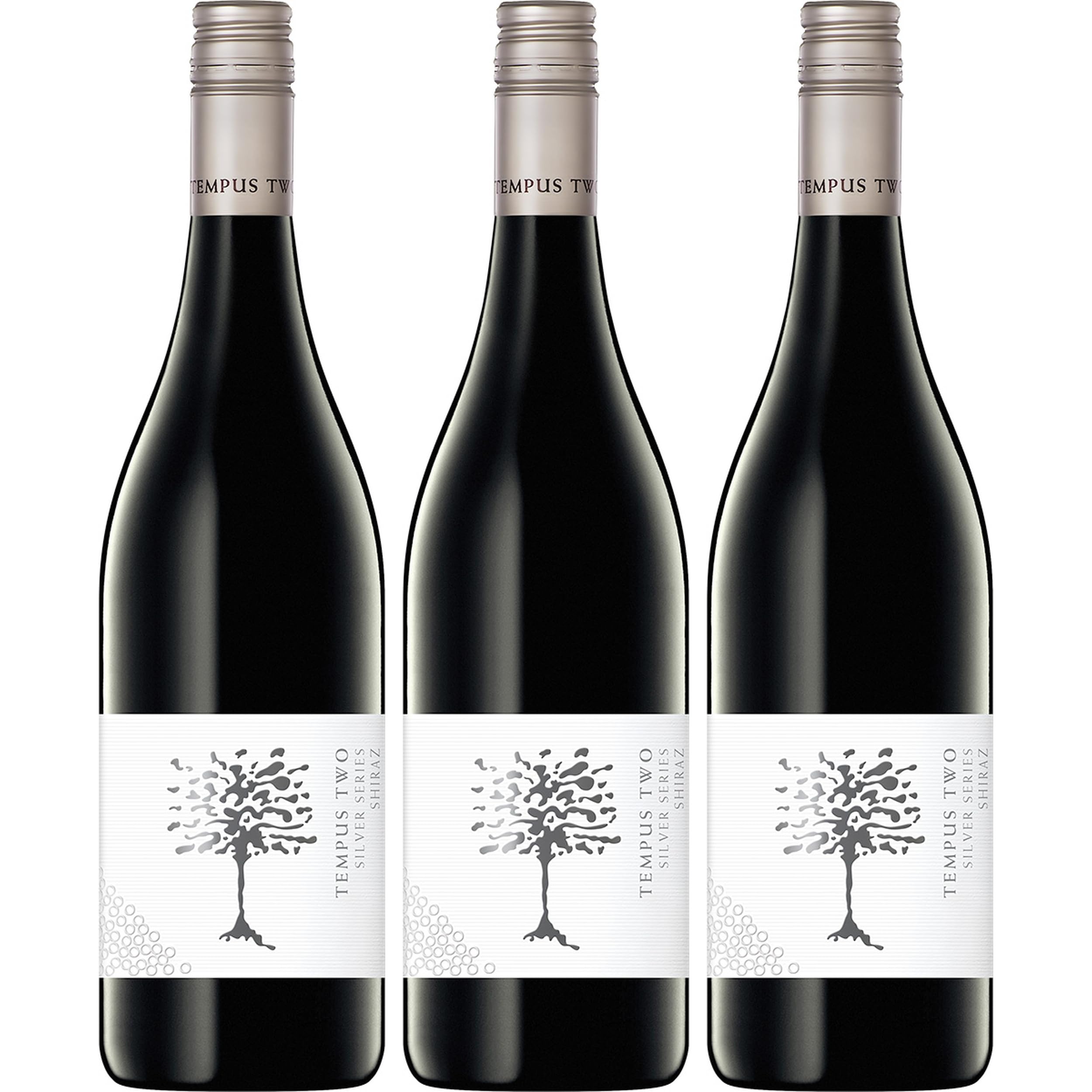 Tempus Two Silver Series Shiraz Rotwein Rot trocken Australien inkl. FeinWert E-Book (3 x 0.75 l)