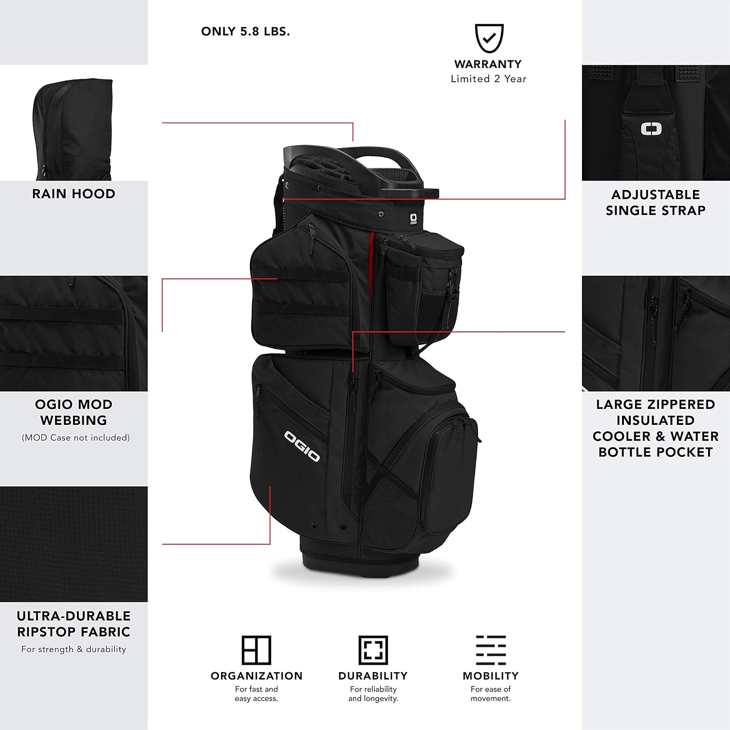 OGIO 2020 Convoy SE Cart Bag