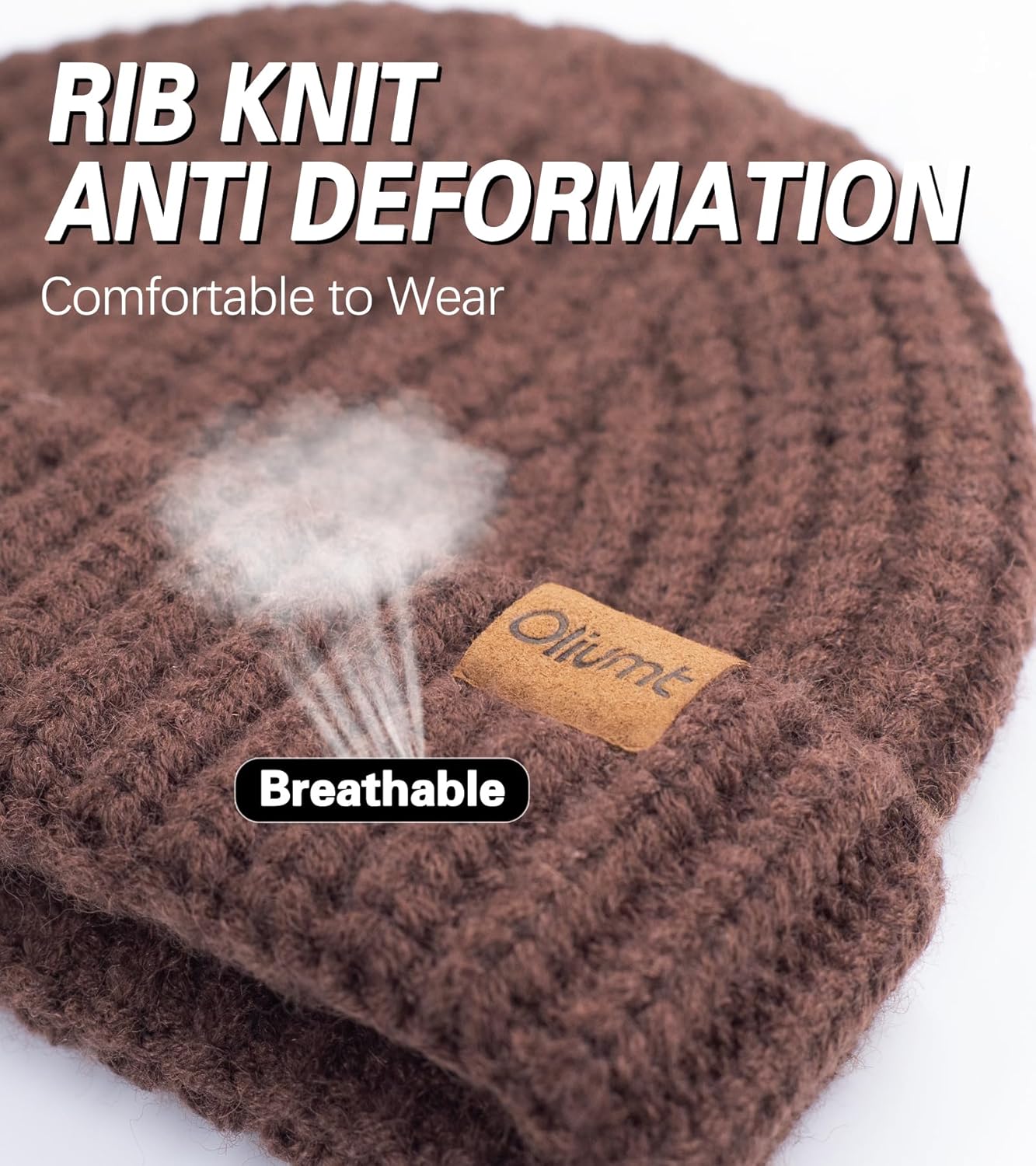 Fisherman Short Beanie Hats for Men, Knit Skull Cap Cuff Trawler Hat Mens Stylish Watch Cap Winter Warm Hat for Daily Wear - Image 4