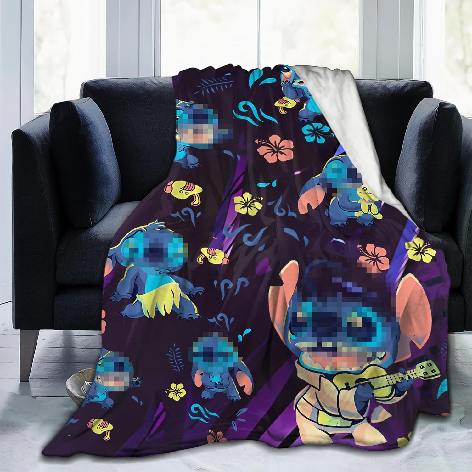 Cute Throw Blanket UltraSoft Flannel Fleece Warm Throw