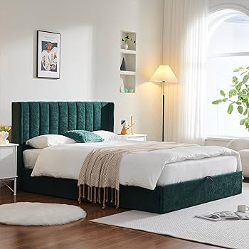 YUDAIさま専用　セット Amazon.com: YUHUASHI Queen Size Hydraulic Storage Bed