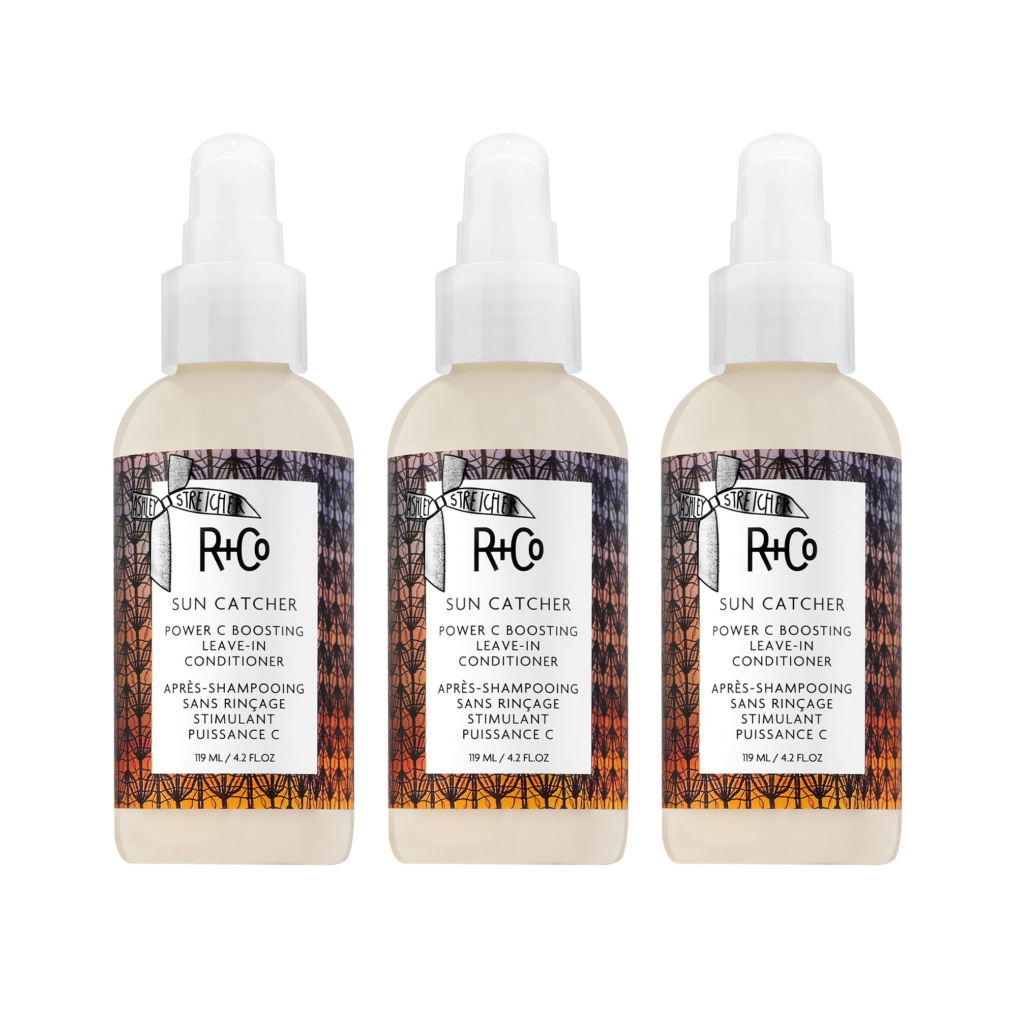 R+Co SUN CATCHER Vitamin C Leave-In Conditioner – Hydrating & Detangling Hair Treatment, Adds Shine & Protects Hair, All Hair Types
