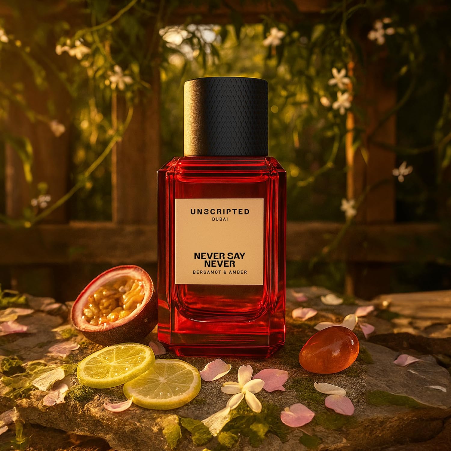 Unscripted Never Say Never - Bold, Long-Lasting Perfume For Men And Women - Floral-Fruity Women Perfume with Notes of Amber and Citrus - 3.4 oz