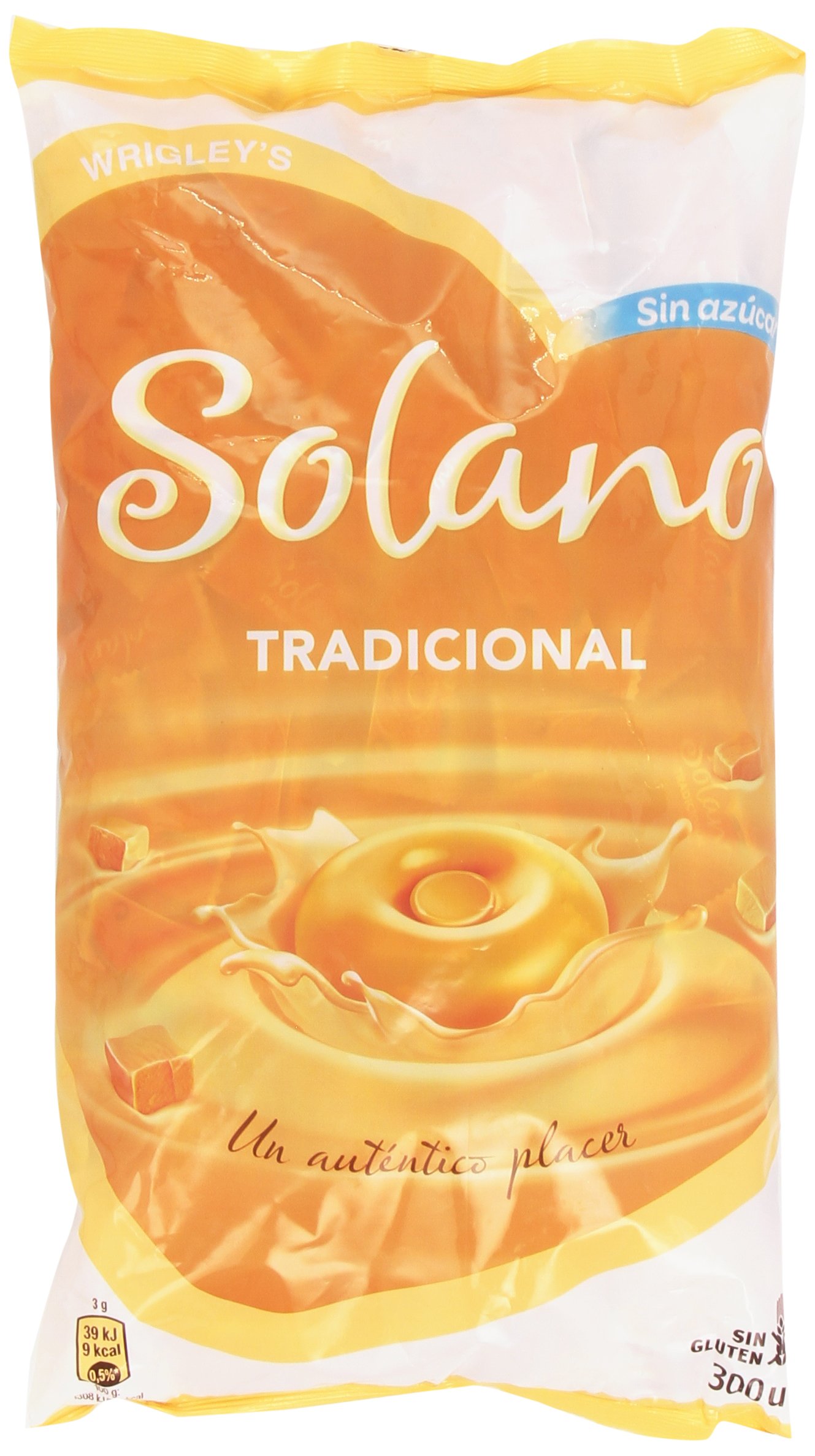 Solano - Tradicional - Caramelo duro sin azúcar con sabor a crema - 900 g :  Amazon.es: Alimentación y bebidas